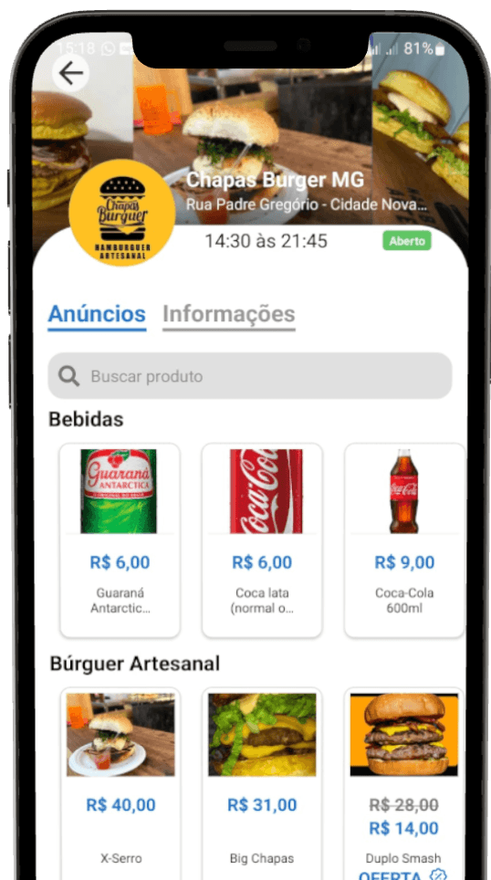 Imagem catalogo do aplicativo